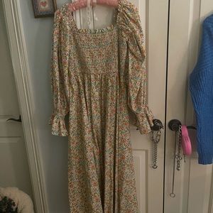 Cotton floral dress